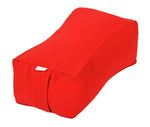 Meditationskissen SQUARE rot 38 x 20 x 13 cm Buchweizenschalen