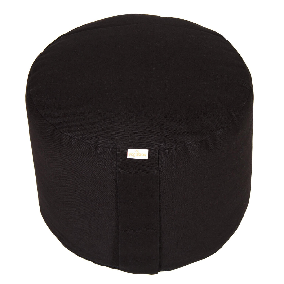 Meditationskissen Rondo Big BASIC schwarz 35 x 35 x 25 cm Buchweizenschalen