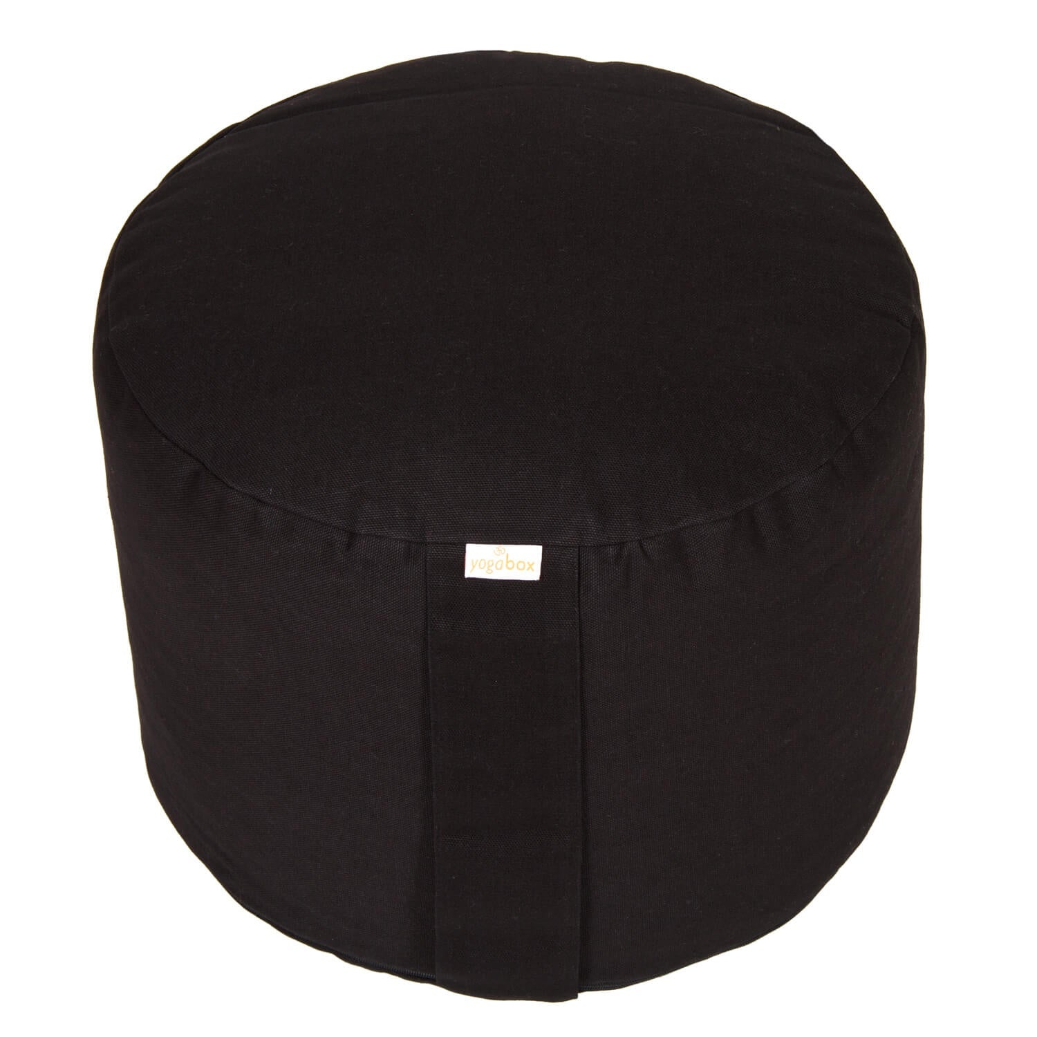 Meditationskissen Rondo Big BASIC schwarz 35 x 35 x 25 cm Buchweizenschalen