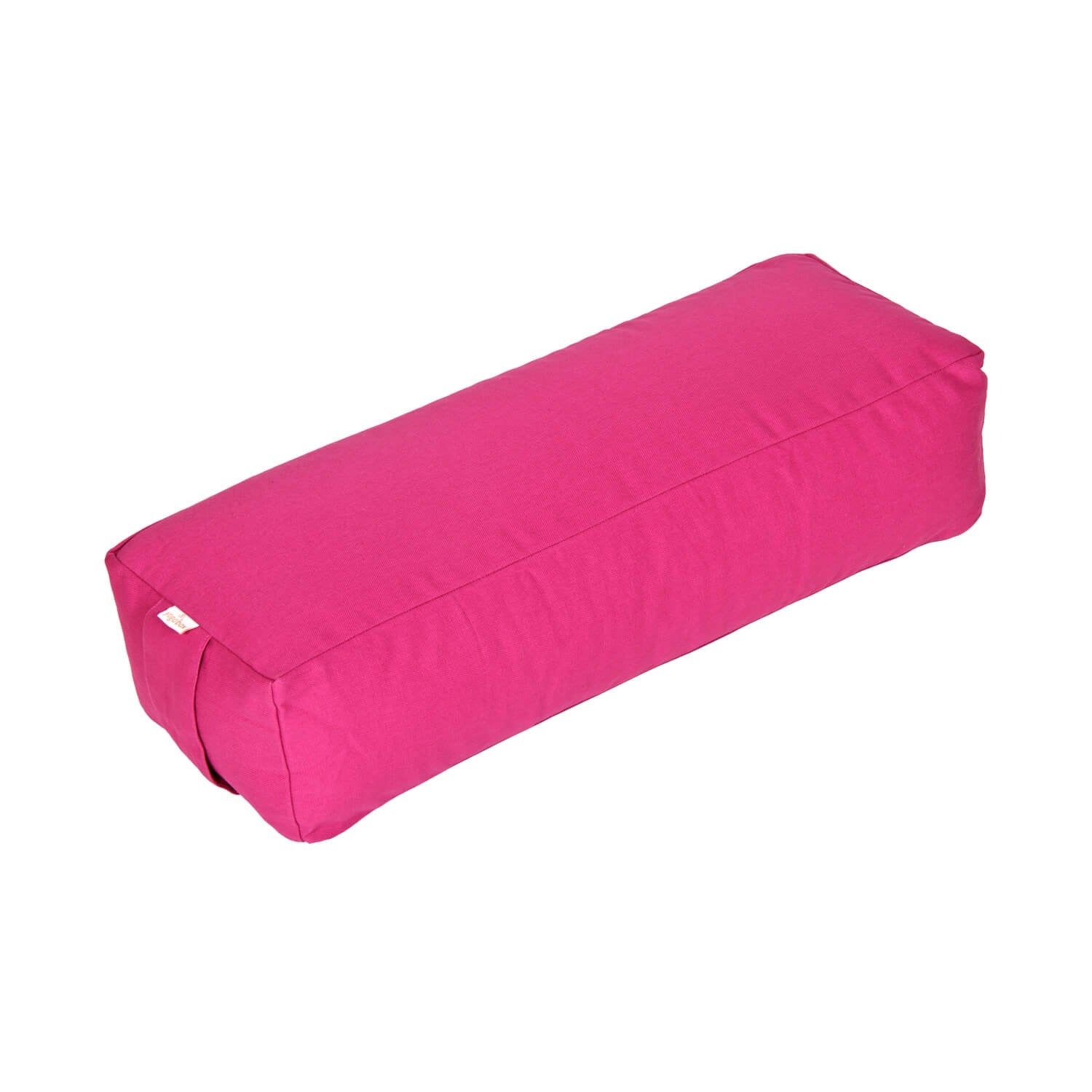 Yoga und Pilates Rechteckbolster BASIC magenta 60 x 20 x 14 cm Buchweizenschalen