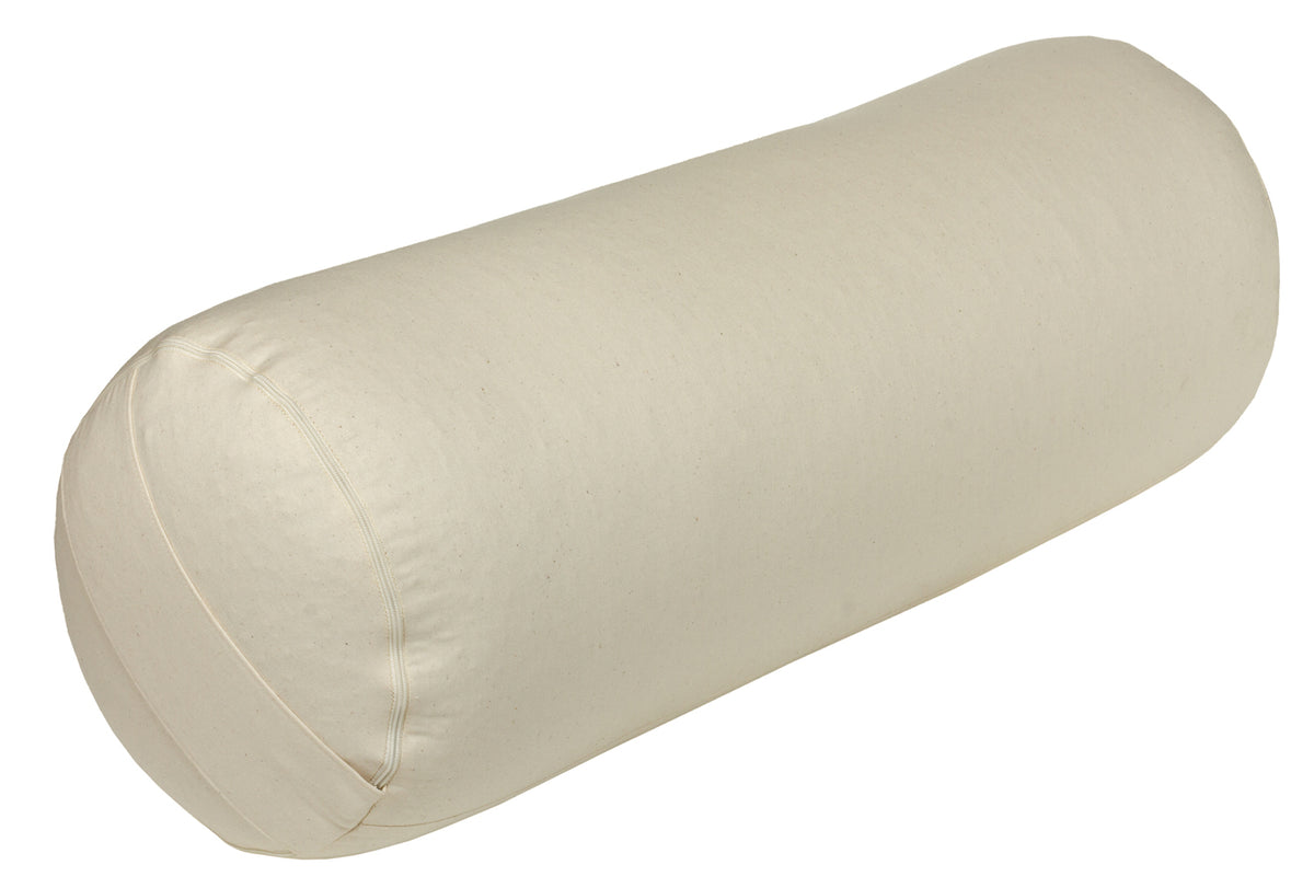 Yoga und Pilates Bolster / Yogarolle D - regional hergestellt natur 65 x 22 x 22 cm Buchweizenschalen