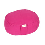 Yogilino® Reise Meditationskissen mini oval BASIC Magenta 26 x 21 x 9 cm Buchweizenschalen
