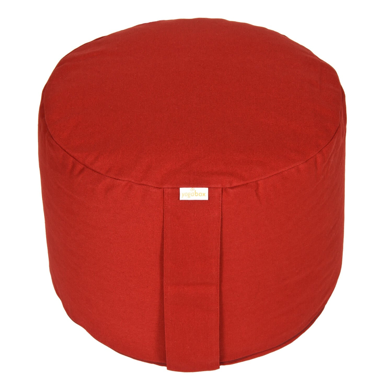 Meditationskissen Rondo Big BASIC bordeaux 35 x 35 x 25 cm Buchweizenschalen