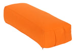 Yoga und Pilates Rechteckbolster D - regional hergestellt orange 60 x 20 x 14 cm Buchweizenschalen
