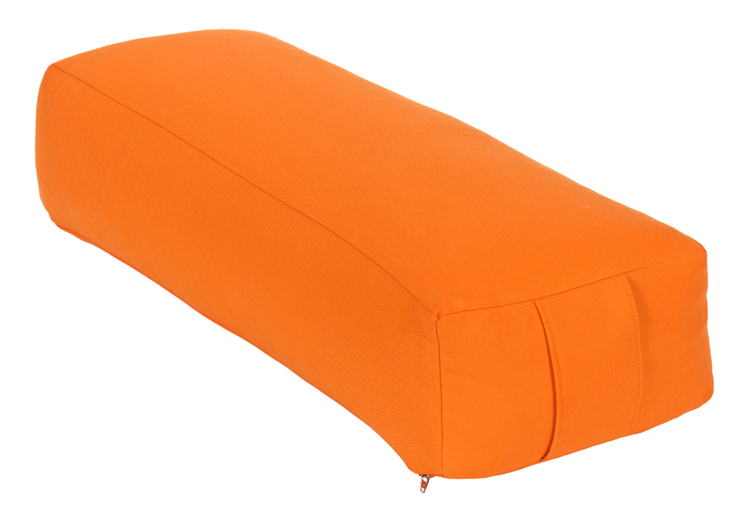 Yoga und Pilates Rechteckbolster D - regional hergestellt orange 60 x 20 x 14 cm Buchweizenschalen