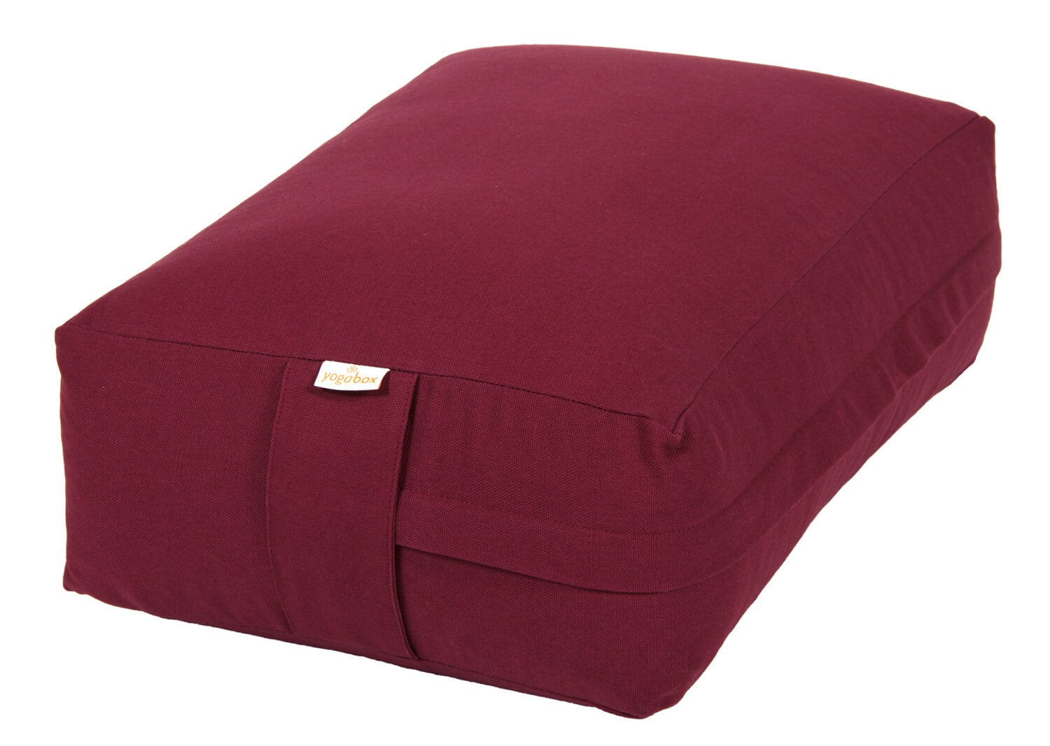 VIPASSANA Kissen XL aubergine 45 x 33 x 14 cm Buchweizenschalen