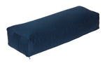 Yoga und Pilates Rechteckbolster D - regional hergestellt marine 60 x 20 x 14 cm Buchweizenschalen