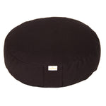 Meditationskissen BASIC extra FLACH schwarz 35 x 35 x 8 cm Buchweizenschalen