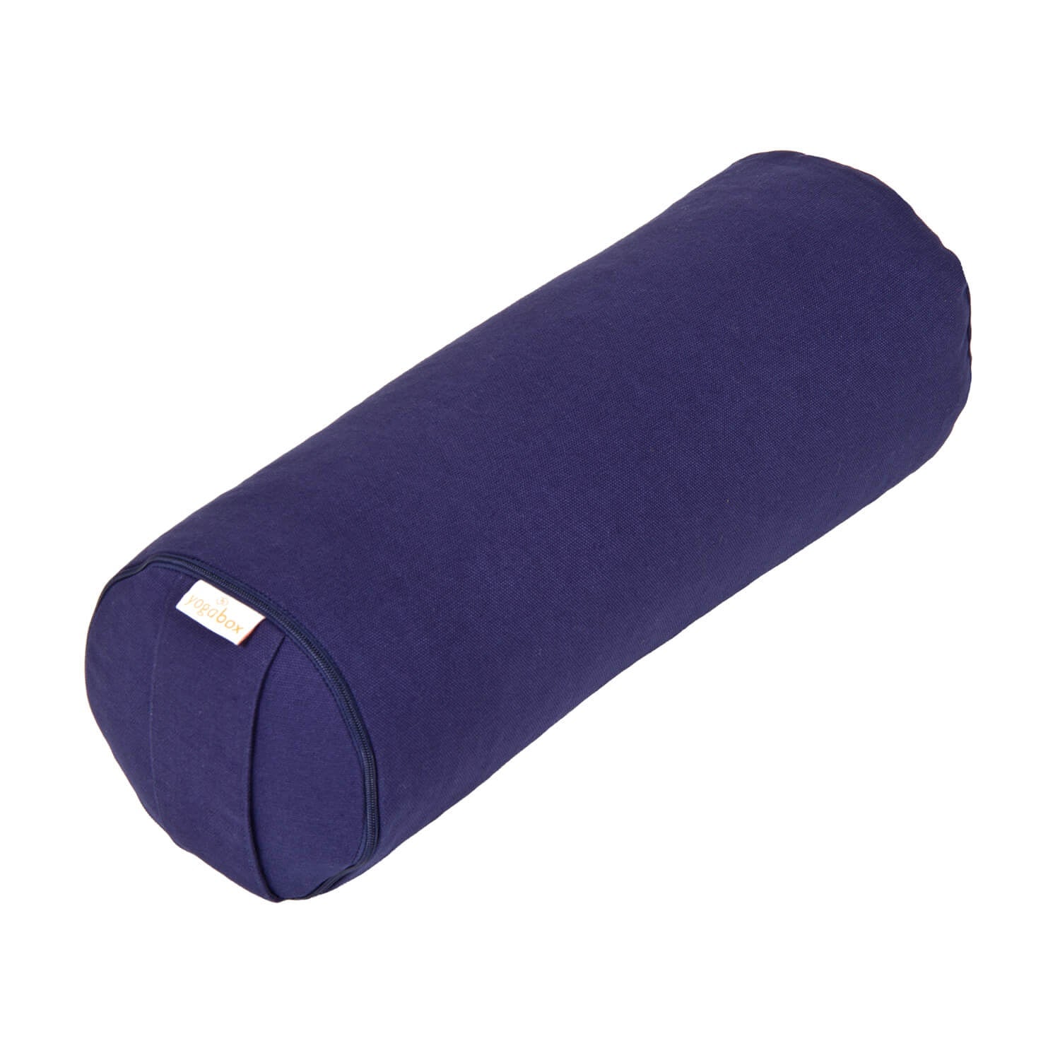 Yoga MINI BOLSTER / Nackenrolle BASIC dunkelblau 38 x 15 x 15 cm Buchweizenschalen