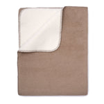 Flauschige Baumwoll Wendedecke zweifarbig - regional hergestellt - YOVANA GmbH • yogabox.de