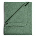 Flauschige Baumwolldecke - regional hergestellt forestgreen 150 x 200 cm