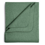 Flauschige Kinder Baumwolldecke - regional hergestellt forestgreen 100 x 150 cm 
