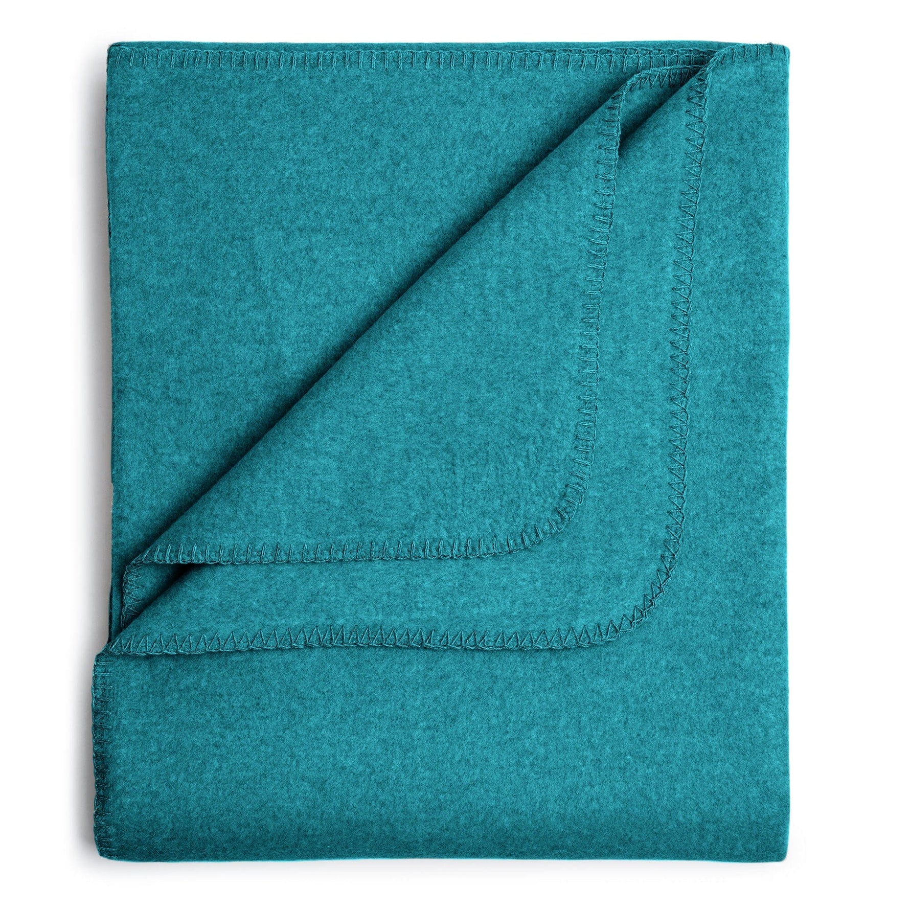 Flauschige Kinder Baumwolldecke - regional hergestellt petrol 100 x 150 cm 