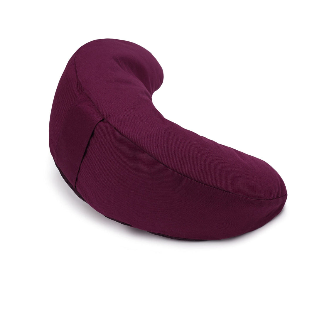 Glückssitz® MOND - regional hergestellt aubergine 40 x 17 x 12 cm Buchweizenschalen