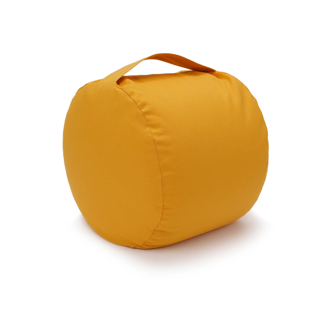 Glückssitz® Rondo Big D - regional hergestellt maisgelb 36 x 36 x 28 cm Buchweizenschalen