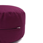 Glückssitz® Yogakissen OVAL - regional hergestellt aubergine 30 x 23 x 15 cm Buchweizenschalen