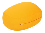 Glückssitz® Yogakissen OVAL - regional hergestellt maisgelb 30 x 23 x 15 cm Buchweizenschalen