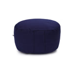 Glückssitz® Yogakissen OVAL - regional hergestellt marine 30 x 23 x 15 cm Buchweizenschalen