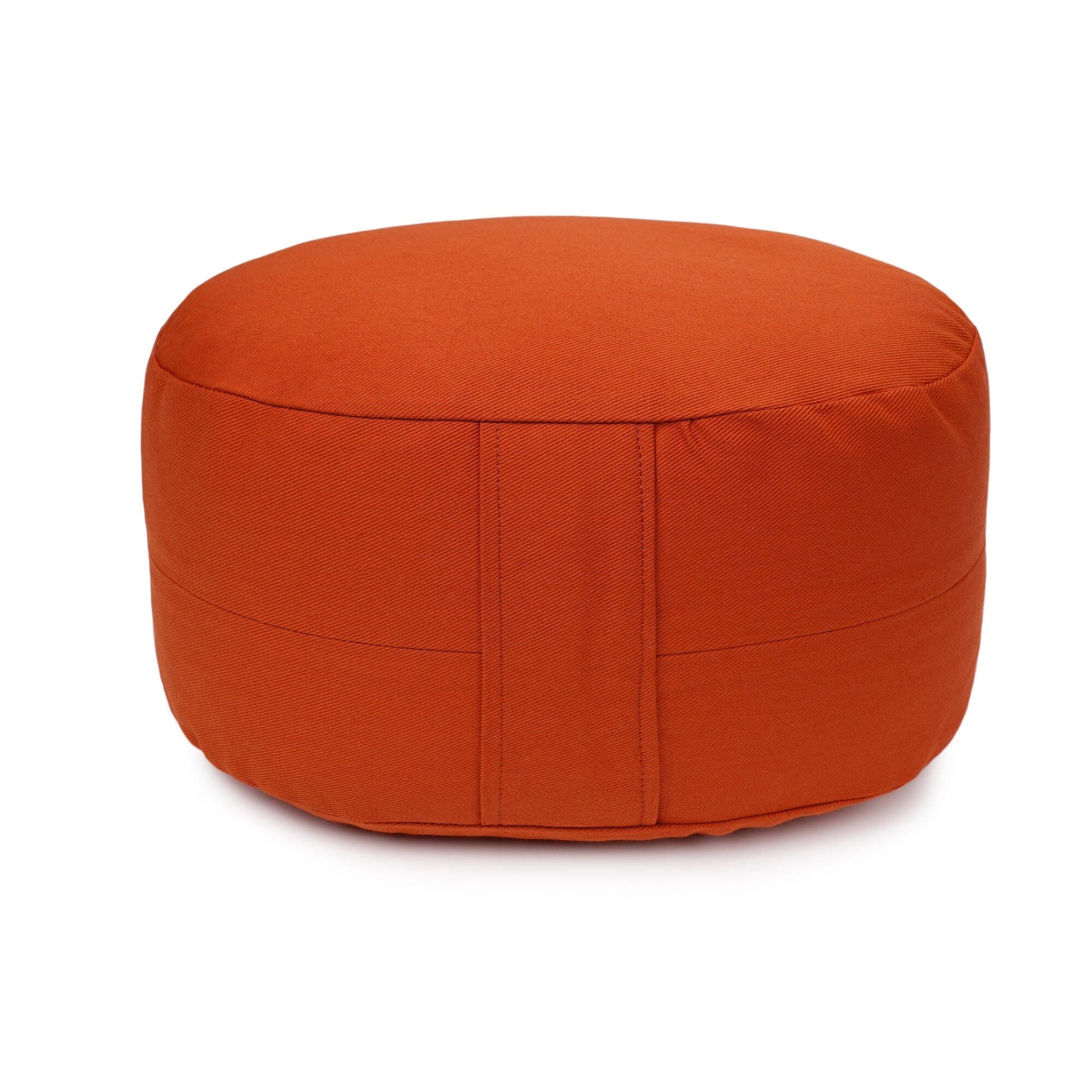 Glückssitz® Yogakissen OVAL - regional hergestellt terra Buchweizenschalen 30 x 23 x 15 cm