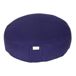 Meditationskissen BASIC extra FLACH dunkelblau 35 x 35 x 8 cm Buchweizenschalen