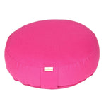 Meditationskissen BASIC extra FLACH magenta 35 x 35 x 8 cm Buchweizenschalen