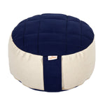 Meditationskissen BASIC Premium dunkelblau / natur 30 x 30 x 13 cm Buchweizenschalen