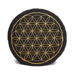 Meditationskissen Glückssitz® Blume des Lebens - YOVANA GmbH • yogabox.de