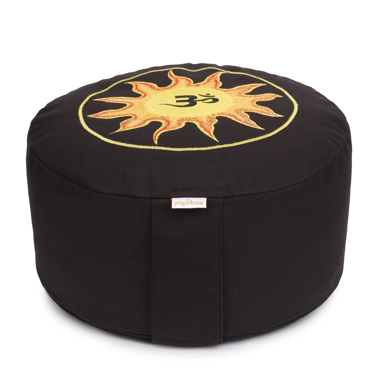Meditationskissen Glückssitz® Sonne O M Stick - YOVANA GmbH • yogabox.de
