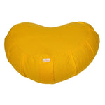 Meditationskissen Zafu ZEN Halbmond BASIC mit ZIP dotter 42 x 42 x 15 cm Buchweizenschalen