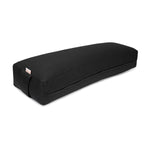 Pranayama Kissen BASIC schwarz 70 x 20 x 10 cm Buchweizenschalen