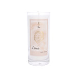 Sternzeichen Kerze weiß 14 x 6,5 cm Löwe