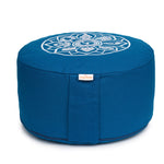 Meditationskissen Glückssitz® 8 Glückverheißende Symbole petrol 33 x 33 x 15 cm Buchweizenschalen