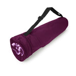Yogatasche OM Baumwolle aubergine