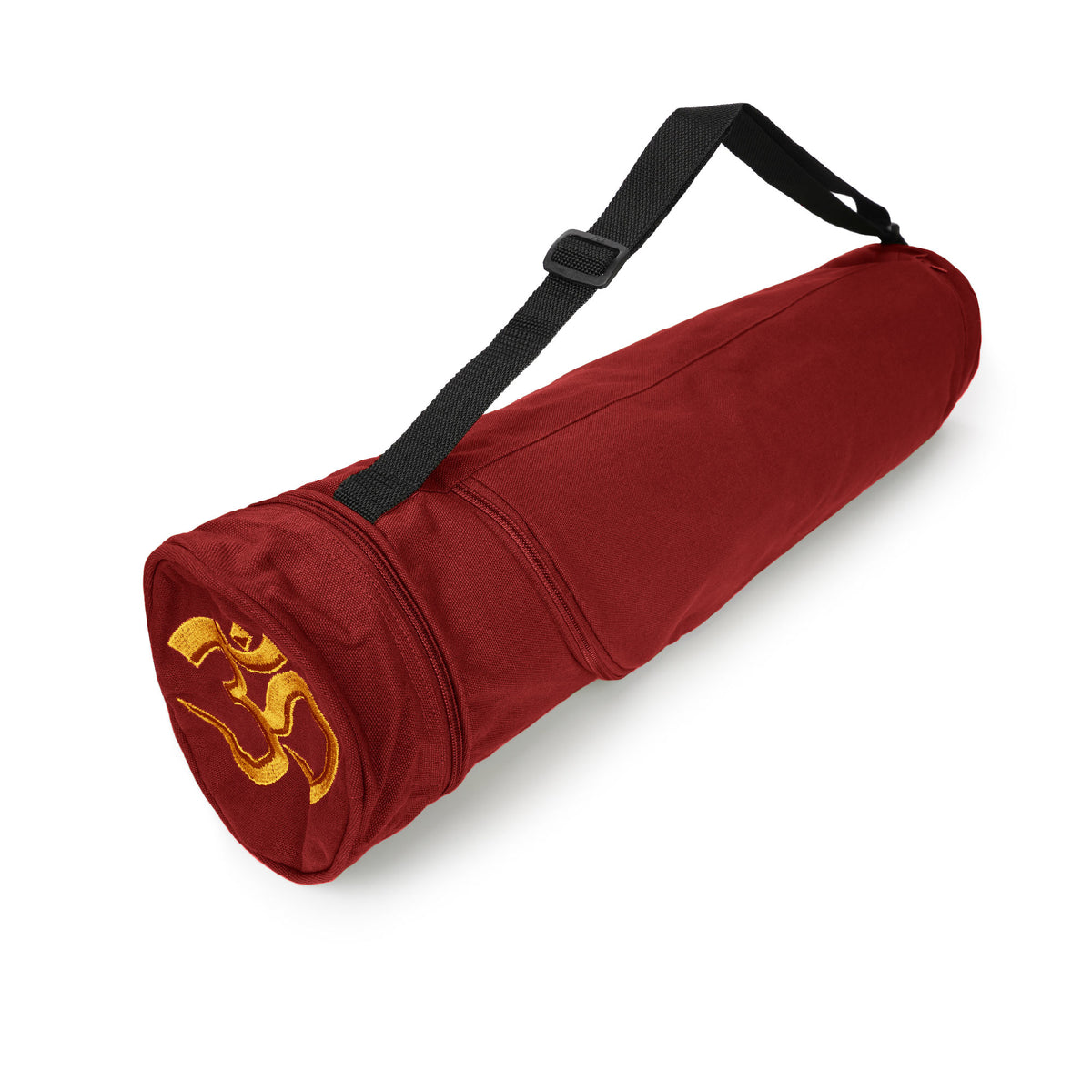 Yogatasche OM Baumwolle bordeaux