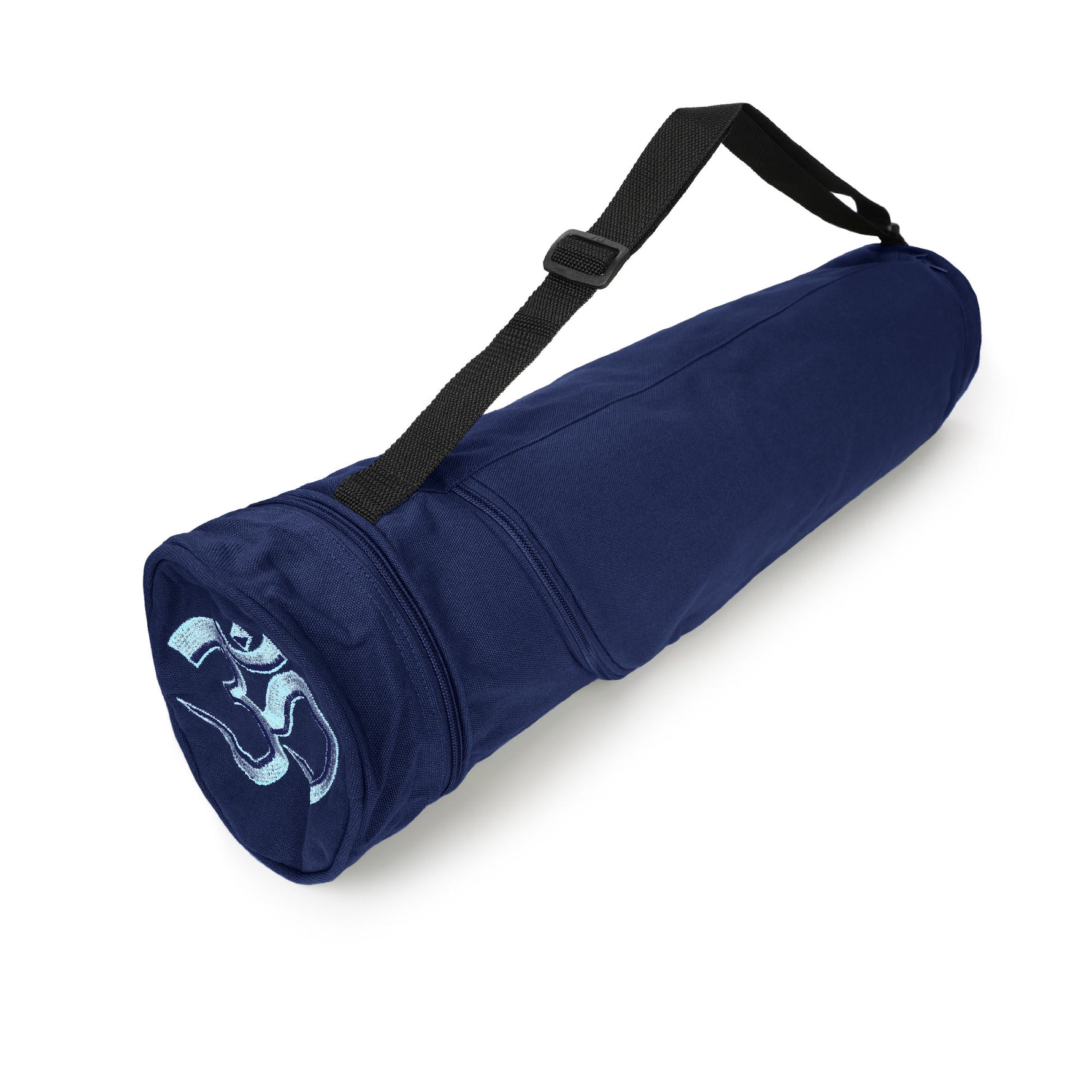 Yogatasche OM Baumwolle dunkelblau