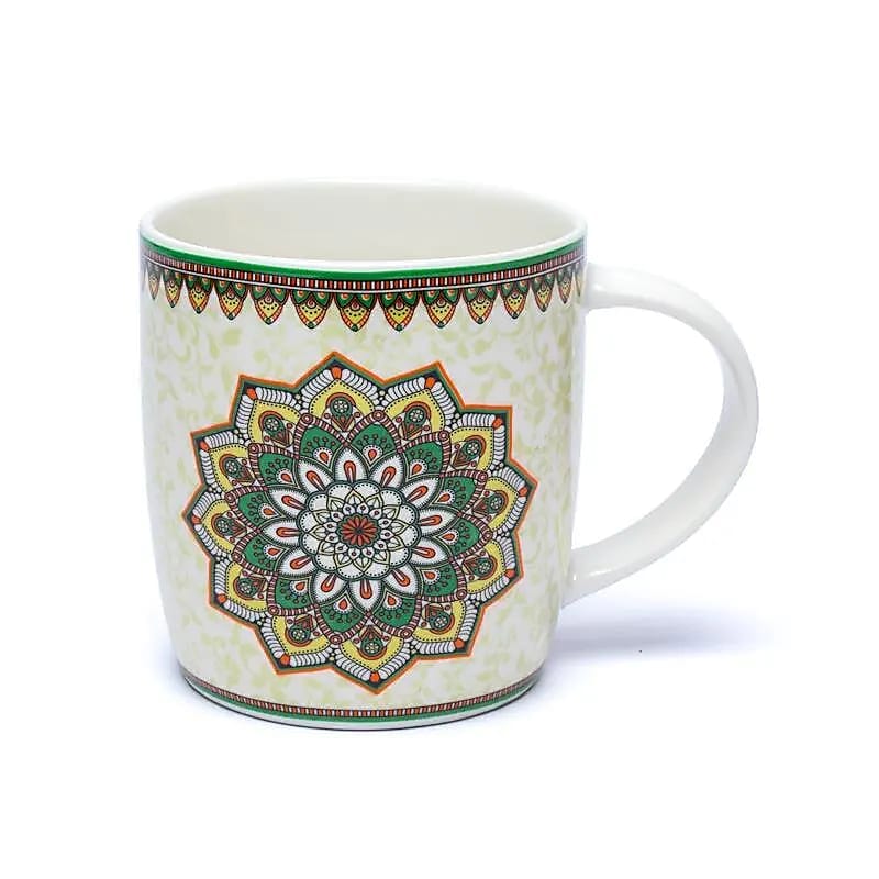 Teetasse 0,4 L Mandala grün 
