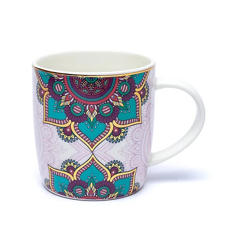 Teetasse 0,4 L Mandala Türkis 