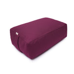 VIPASSANA Kissen XL aubergine Buchweizenschalen 45 x 33 x 14 cm