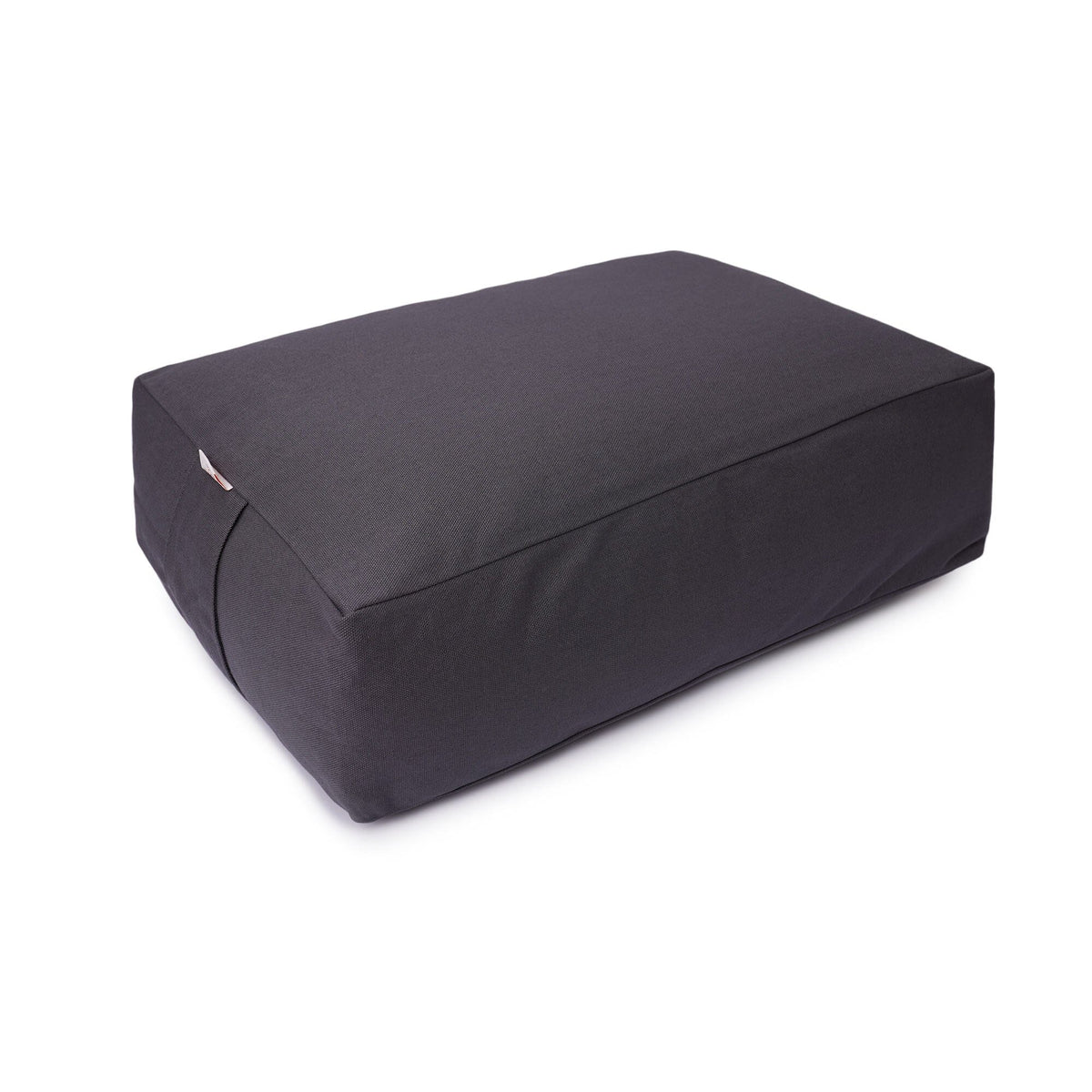 VIPASSANA Kissen XL grau Buchweizenschalen 45 x 33 x 14 cm