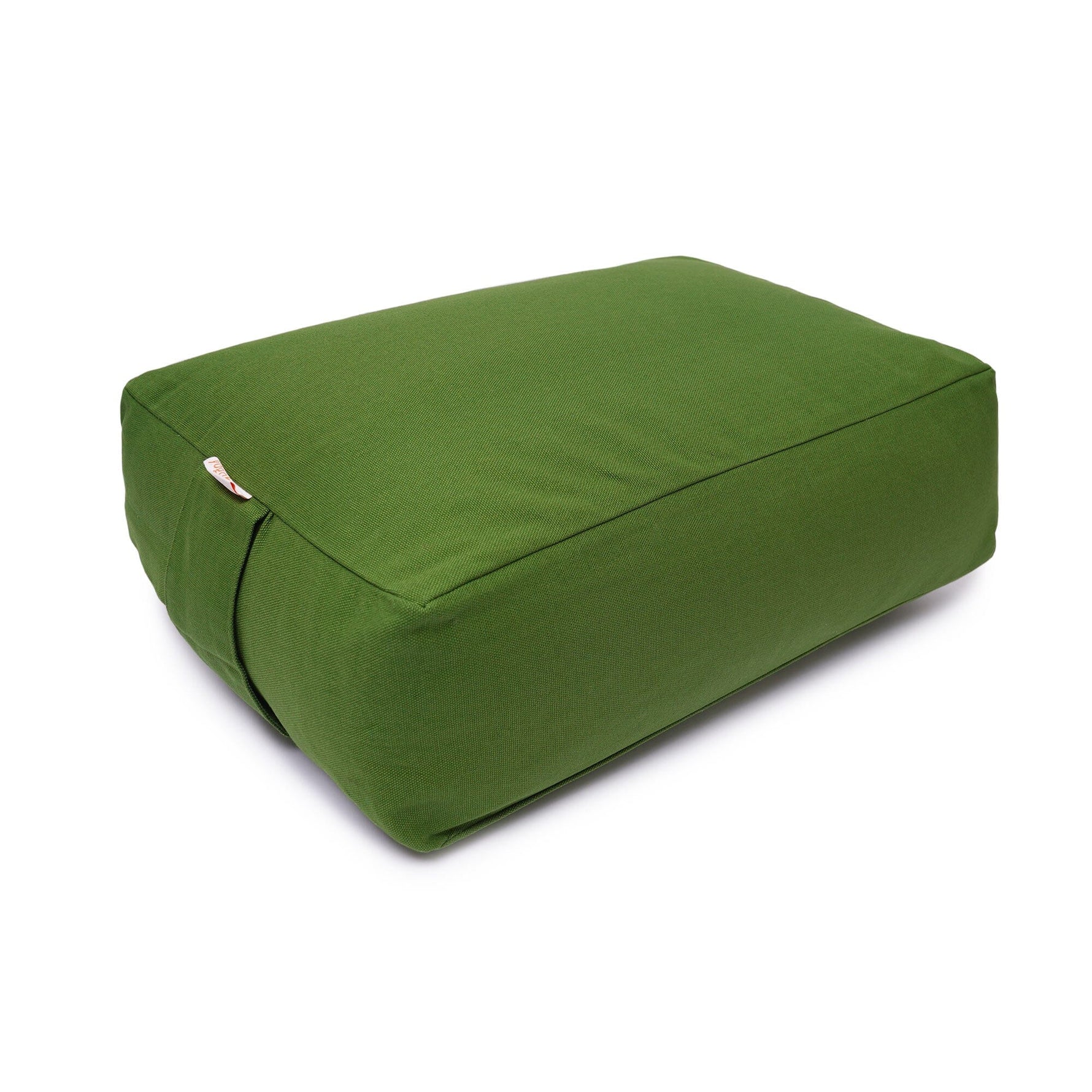 VIPASSANA Kissen XL olive Buchweizenschalen 45 x 33 x 14 cm