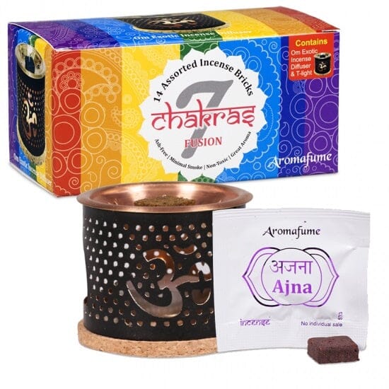 Weihrauchverdampfer 7 Chakra Test Set - YOVANA GmbH • yogabox.de