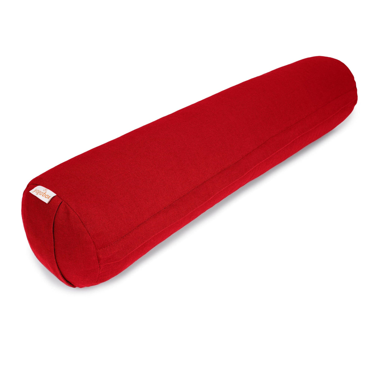 Yoga und Pilates Bolster / Yogarolle BASIC small rot Buchweizenschalen 65 x 15 x 15 cm