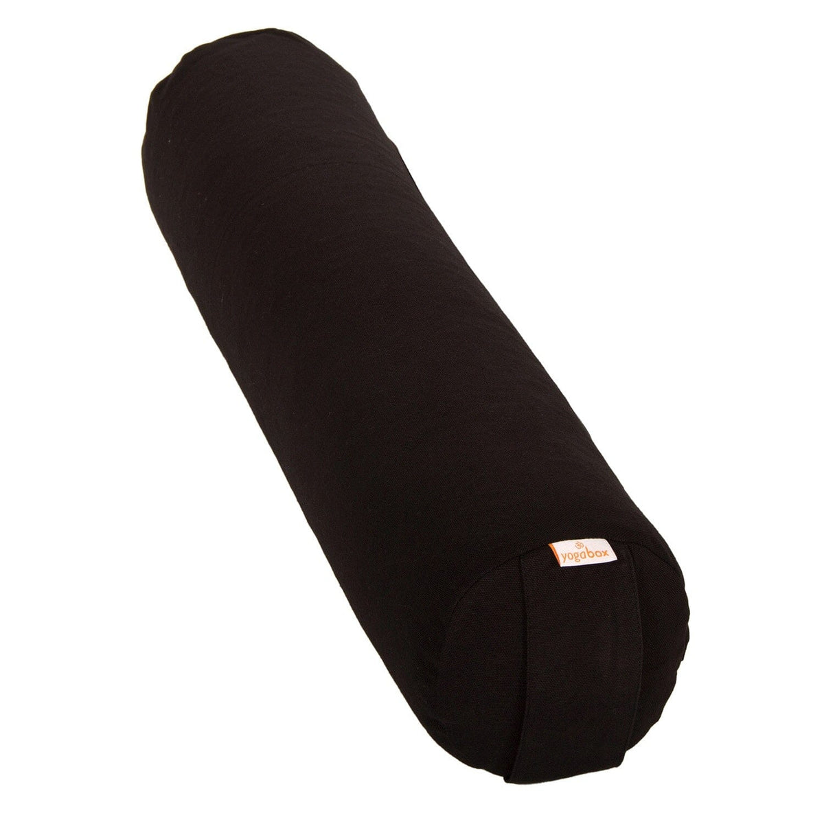 Yoga und Pilates Bolster / Yogarolle BASIC small schwarz Buchweizenschalen 65 x 15 x 15 cm