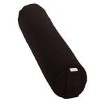 Yoga und Pilates Bolster / Yogarolle BASIC small schwarz Buchweizenschalen 65 x 15 x 15 cm