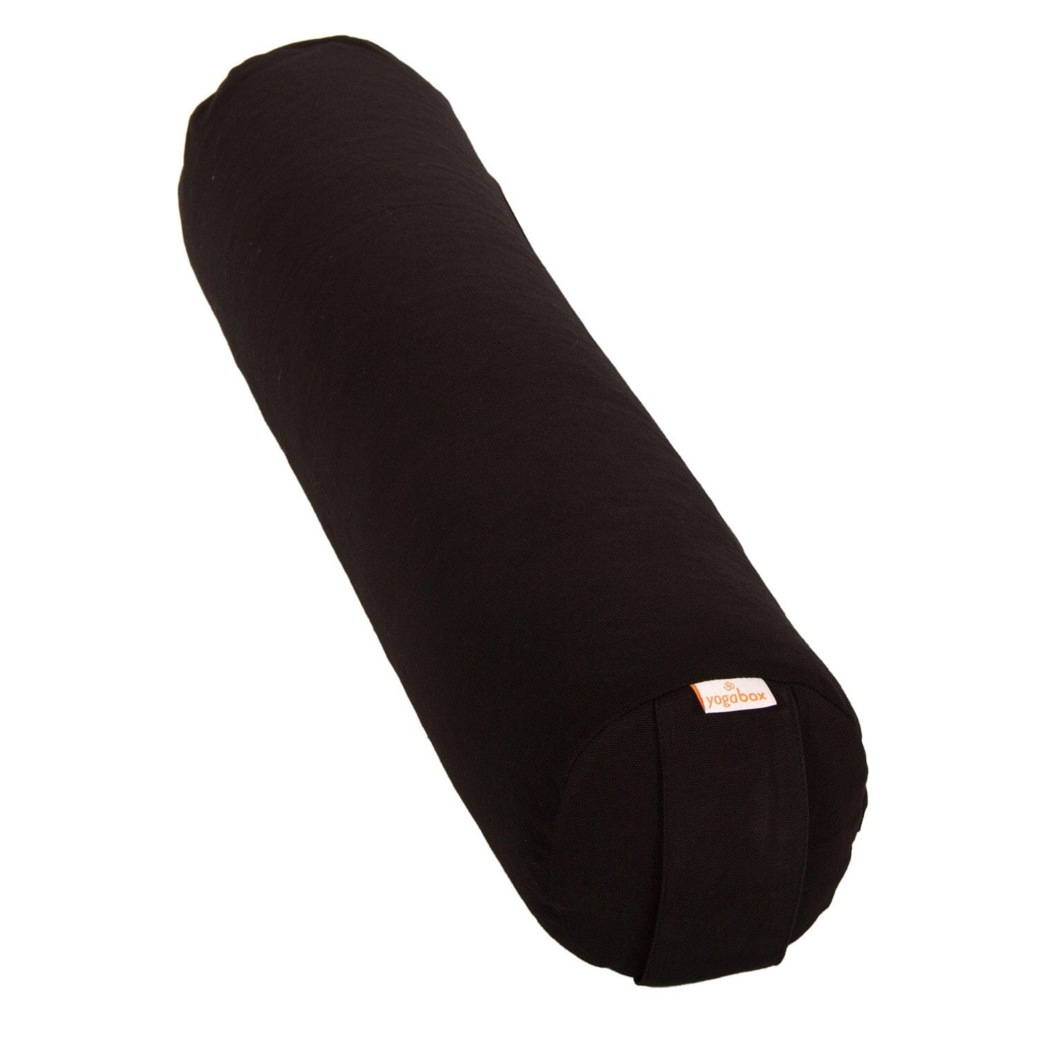 Yoga und Pilates Bolster / Yogarolle BASIC small schwarz Buchweizenschalen 65 x 15 x 15 cm