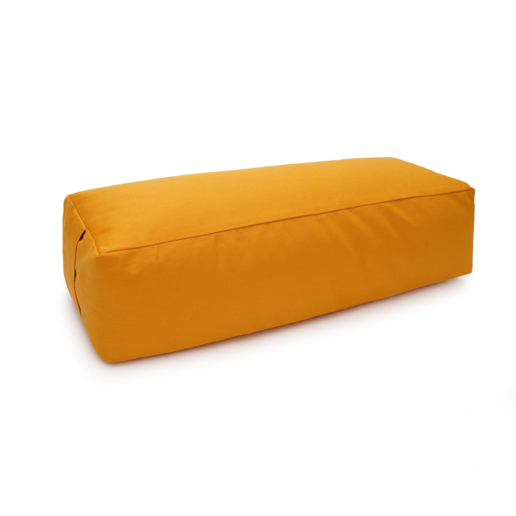 Yoga und Pilates Rechteckbolster D - regional hergestellt maisgelb Buchweizenschalen 60 x 20 x 14 cm