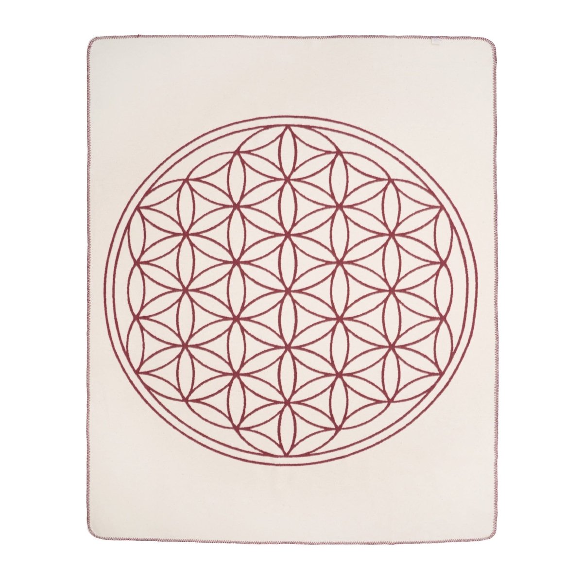 Yogadecke Blume des Lebens - regional hergestellt - YOVANA GmbH • yogabox.de