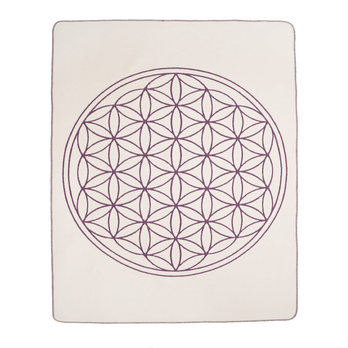 Yogadecke Blume des Lebens - regional hergestellt 