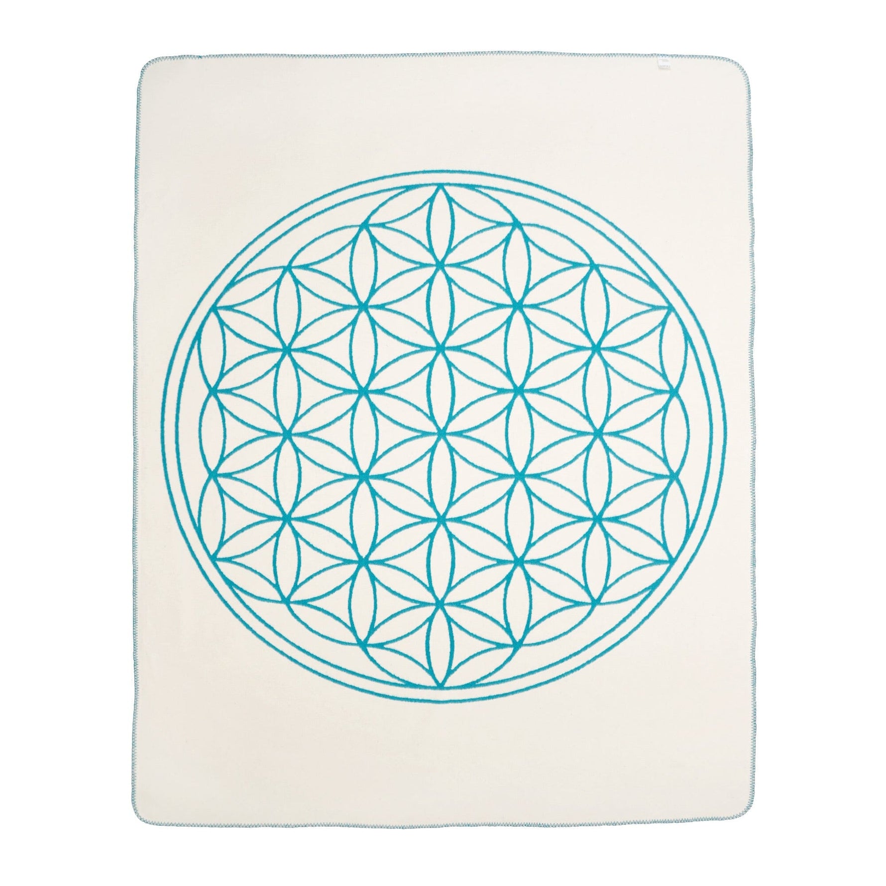 Yogadecke Blume des Lebens - regional hergestellt 