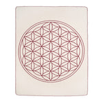 Yogadecke Blume des Lebens - regional hergestellt 